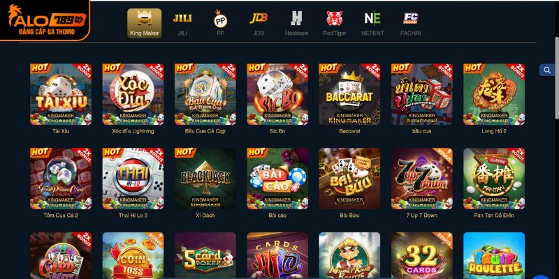 Tổng hợp một số game tại casino ALO789